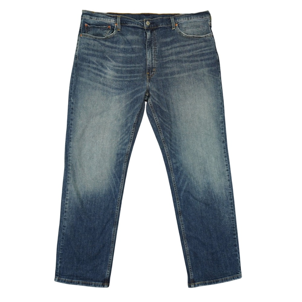 Levi's 559 Relaxed Straight Jeans Mens 42x32 Blue Medium Wash Stretch Denim